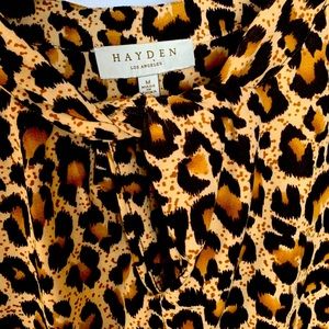 Hayden sleeveless blouse animal print
